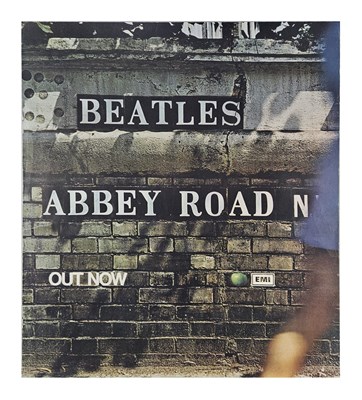 Lot 67 - The Beatles 1969 Abbey Road EMI Promotional Poster (UK)