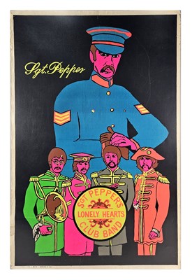 Lot 69 - The Beatles Sgt Pepper Black Light Poster (USA)