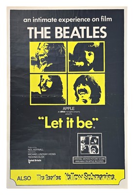 Lot 74 - The Beatles Let It Be Promotional Film Poster (UK)