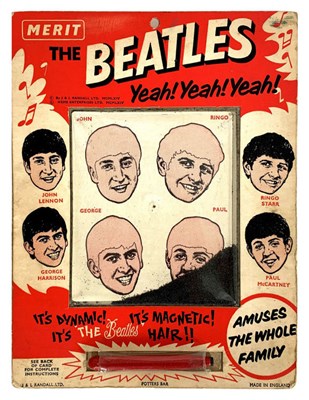 Lot 80 - The Beatles 1964 Magnetic Hair Game With Pencil (UK)