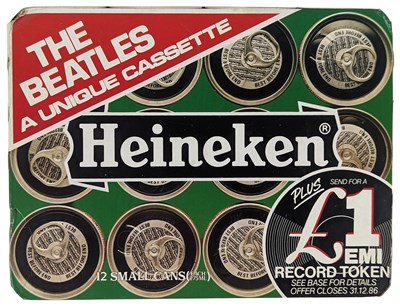 Lot 111 - The Beatles 1987 Heineken Beer And Promotional Display (UK)