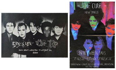 Lot 43 - The Cure 1984/1985 The Top & In Between Days Promotional Posters (UK)