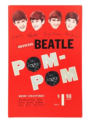 Lot 120 - The Beatles 1964 Pom-Pom Promotional Shop Display (USA)