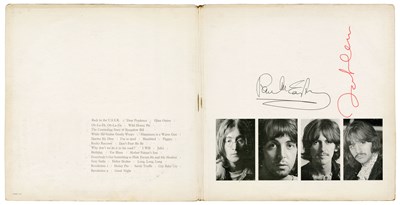 Lot 139 - The Beatles John Lennon And Paul McCartney Autographed White Album (USA)