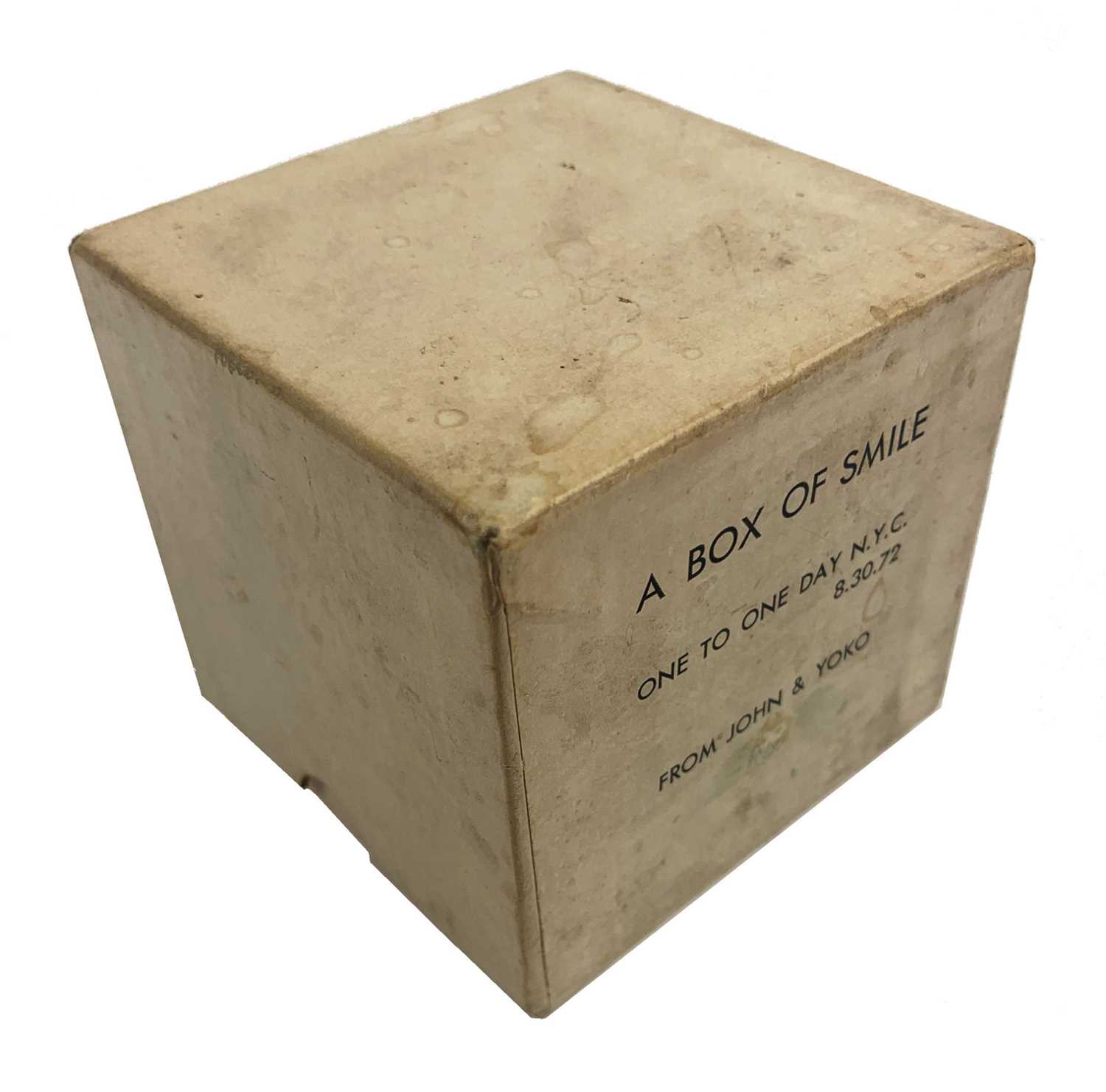 Lot 146 - John Lennon & Yoko Ono 1972 Box Of Smile (USA)