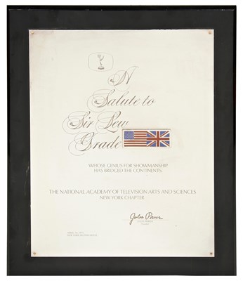 Lot 153 - A Salute To Lou Grade 1975 Concert Award New York John Lennon’s Last Live Public Performance (USA)