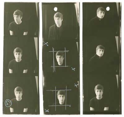 Lot 163 - John Lennon 1962 Astrid Kirchherr Attic Sessions Contact Sheet (Germany)