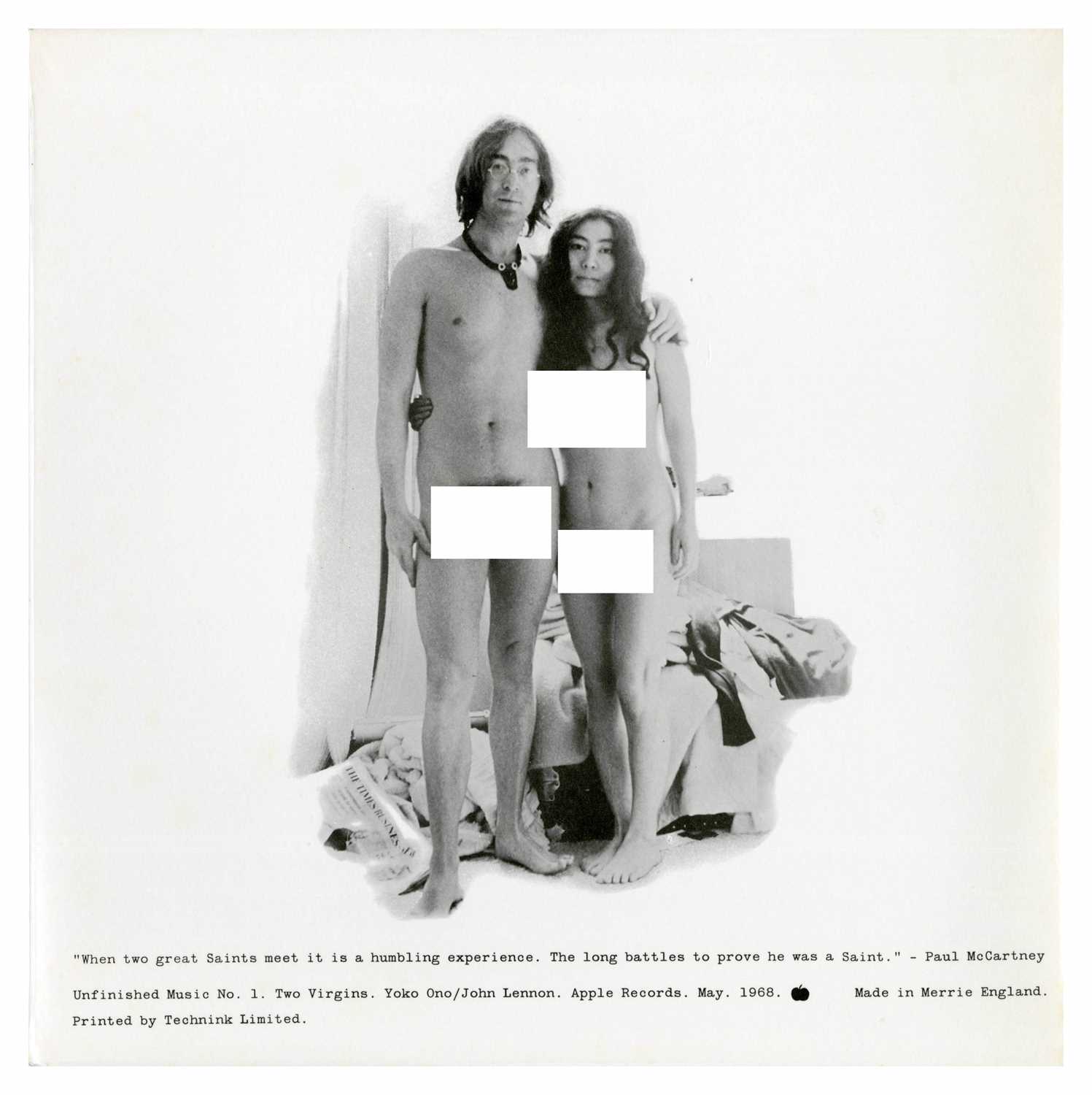 Lot 167 - John Lennon & Yoko Ono 1968 Two Virgins Mono LP (UK)