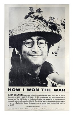 Lot 172 - John Lennon How I Won The War Film Poster (USA)