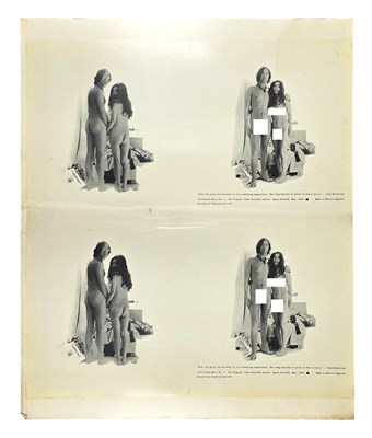 Lot 177 - John Lennon Yoko Ono Two Virgins Mono Album Cover Proofs (UK)