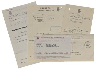 Lot 183 - John Lennon Aunt Mimi Collection Of Financial Documents (UK)