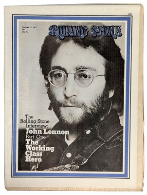 Lot 184 - John Lennon Iconic Rolling Stone Magazines 1968 1971 (USA)