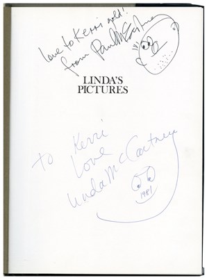 Lot 204 - Paul and Linda McCartney Signed Linda’s Pictures Book (USA)