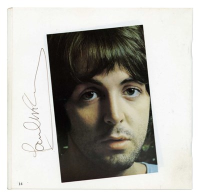 Lot 227 - The Beatles Paul McCartney 2006 Autographed White Album CD Booklet (UK)