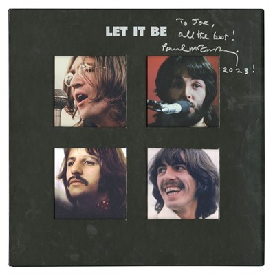 Lot 232 - The Beatles Paul McCartney 2023 Autographed Let It Be Super Deluxe Box Set (UK)