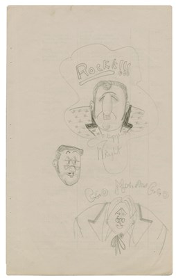 Lot 249 - Paul McCartney 1950s Rock n' Roll Art Book Sketches (UK)