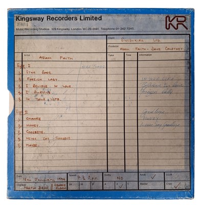 Lot 251 - I Survive Adam Faith Paul McCartney Original Master Tape Recording (UK)