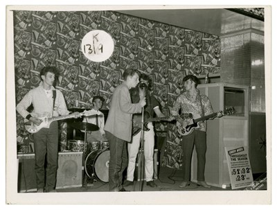 Lot 282 - Ringo Starr Rory Storm And The Hurricanes Butlins Photograph 1960 Ringo Writing On Reverse (UK)