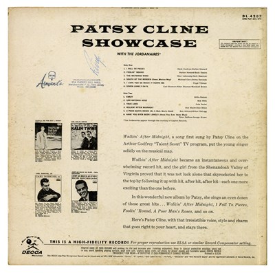 Lot 288 - Ringo Starr Owned And Signed Patsy Cline Showcase Album (USA)