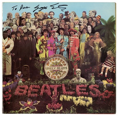 Lot 304 - Geoff Emerick Signed The Beatles Sgt. Pepper's Lonely Hearts Club Band LP (UK)