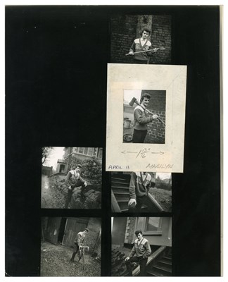 Lot 322 - Pete Best Contact Sheet and Pete Best Four Promo Photo (UK)