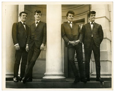 Lot 322 - Pete Best Contact Sheet and Pete Best Four Promo Photo (UK)