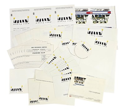 Lot 325 - Abbey Road 1980s Collection Of Stationary (UK)