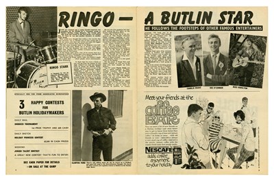Lot 359 - Ringo Starr Related 1964 Butlins Pwllheli Programme (UK)