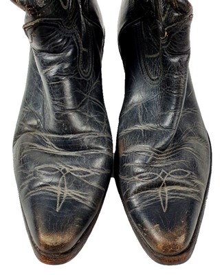 Lot 363 - Rory Storm and The Hurricanes Johnny Guitar Owned And Worn Acme Comblast Cowboy Boots (USA)