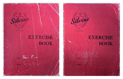 Lot 365 - Johnny Guitar Byrne Handwritten Guitar Chord Exercise Books (UK)