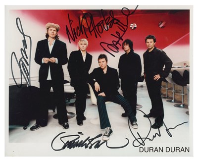 Lot 65 - Duran Duran 2000s Signed Promotional Photograph (UK)