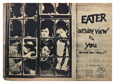 Lot 66 - Eater 1977 Outside View Promotional Poster (UK)