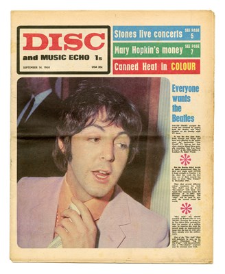 Lot 381 - Disc & Music Echo Music Paper 1968 Complete Run (UK)