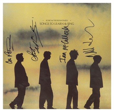 Lot 67 - Echo & The Bunnymen Autographed Songs To Learn & Sing Album (UK)