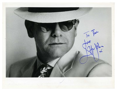 Lot 77 - Elton John Signed Photograph (UK)