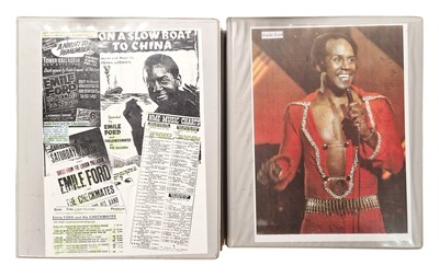 Lot 80 - Emile Ford & The Checkmates Folders (UK)